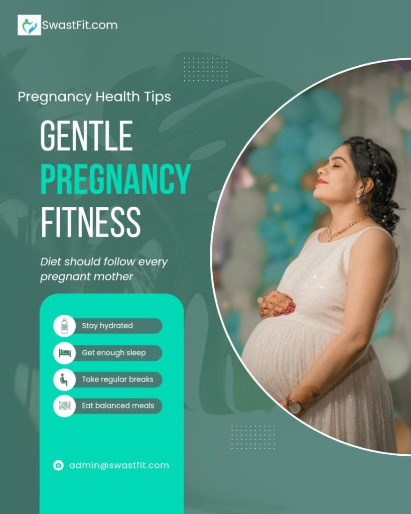 daily routine for pregnant mother Indian guide healthy diet exercise sleep